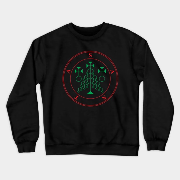 Hail Santa: Santa's Sigil Crewneck Sweatshirt by inotyler